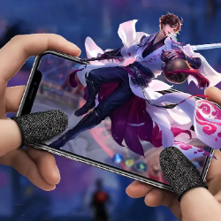 Mobile Finger Sleeve Cots Touch Screen Game Controller