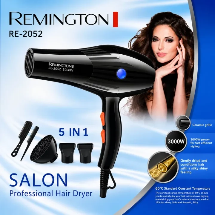 REMINGTON RE-2052 Professional Dryer 2 Heat Setting Hair Dryer