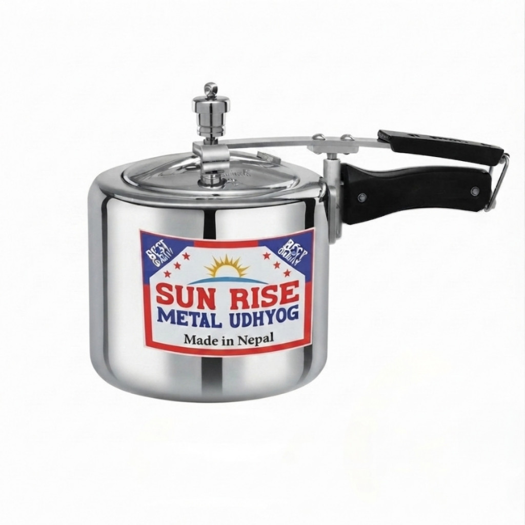 5 Liter Sunrise Aluminium Pressure Cooker Non -Induction