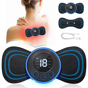 Electric EMS Neck and Shoulder Massager, Body Pain Relief Massager