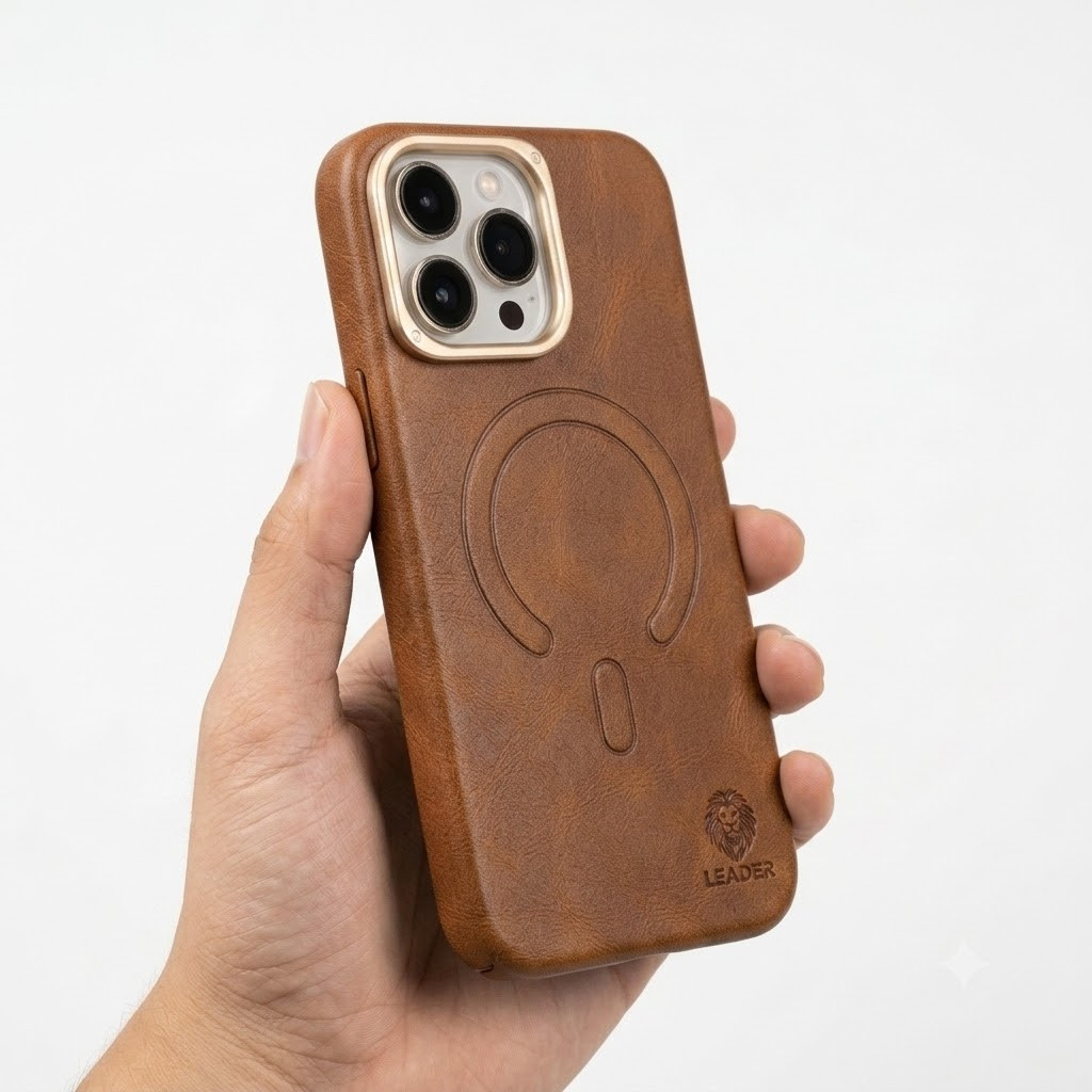 12 To 17 Pro Max  Iphone Leather Original Cover